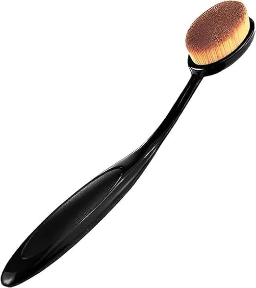 براش بیضی شکل آرایشی برای کرم پودر و کانتور