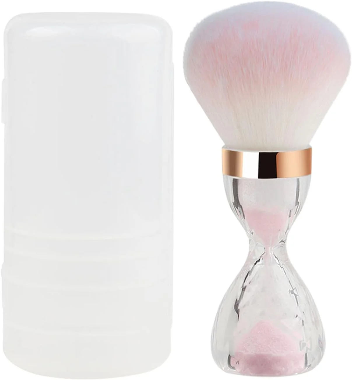 براش رژگونه آرایشی - براش کرم پودر | ابزارهای کاربردی آرایش صورت با دسته قیفی برای بزرگسالان، دوستان، زنان، دختران و خانواده