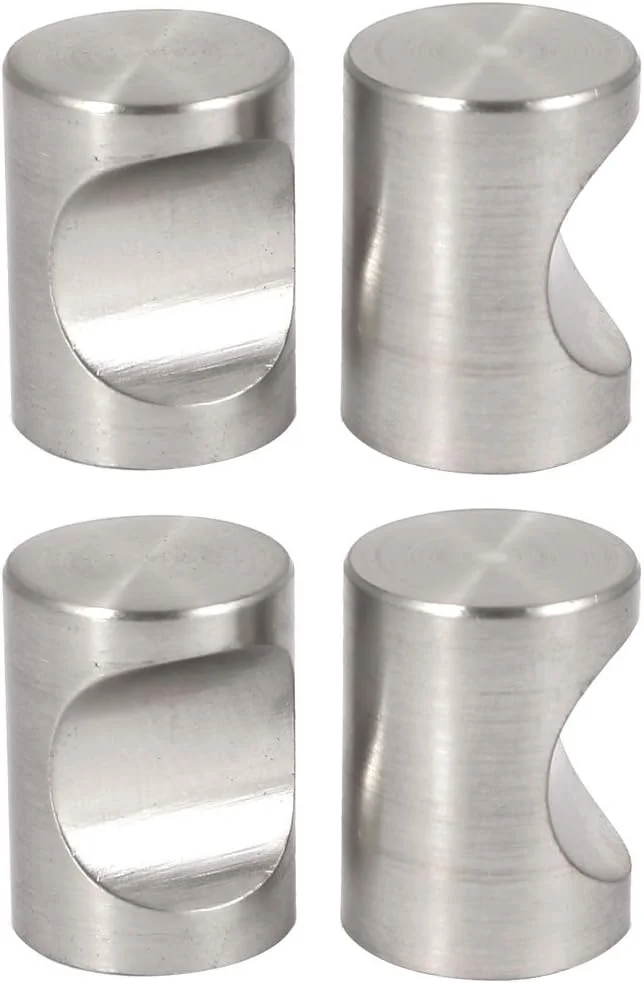 یوکسل دستگیره تک سوراخ درب کمد و کابینت آلیاژ روی استوانه ای تخت 4 عددی