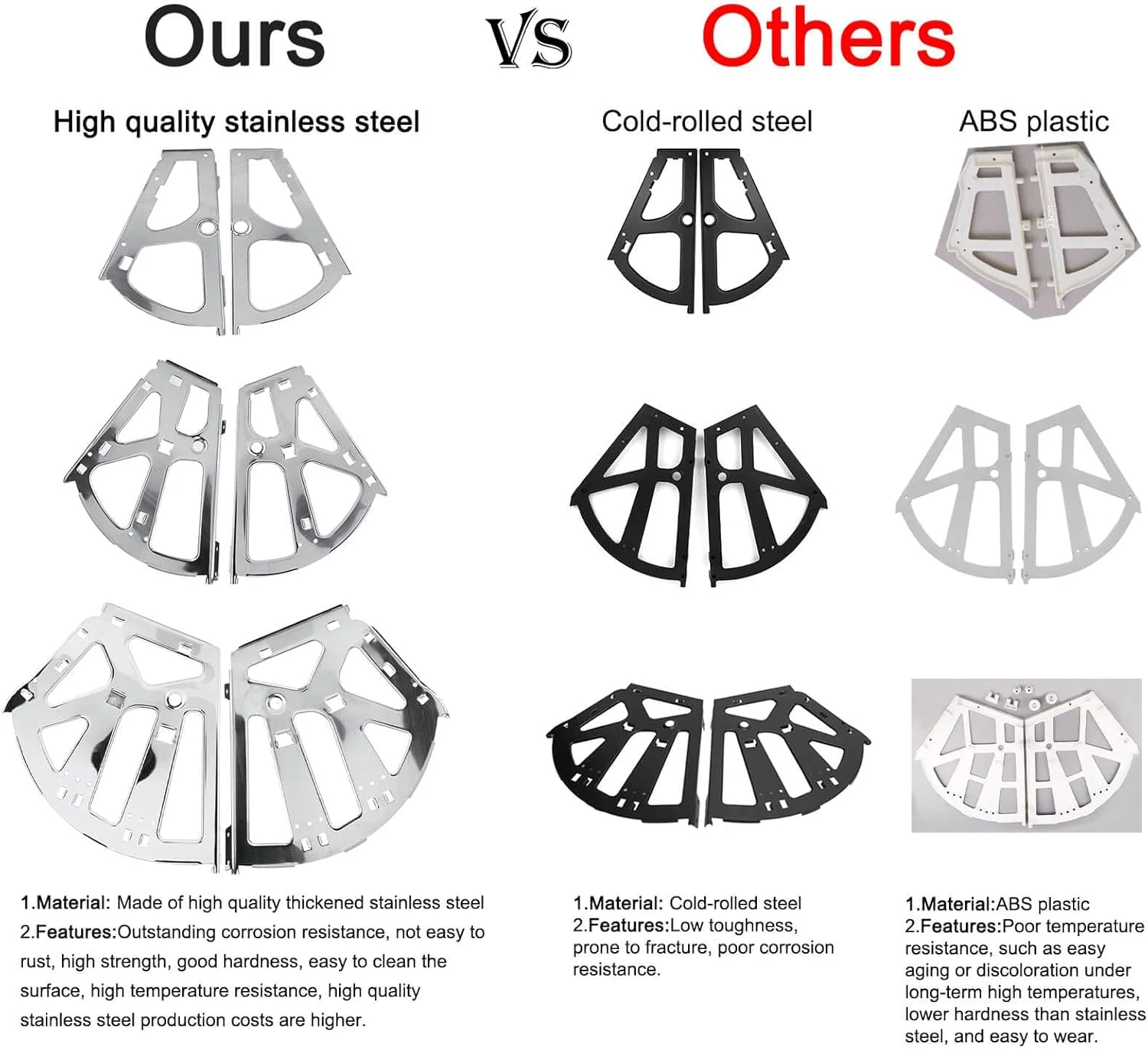 لولا کابینت کفش VintFun®، 2 عدد لولا کشو کابینت کفش استیل ضد زنگ برای سخت افزار قطعات مبلمان قاب تاشو ذخیره سازی اتاق نشیمن آشپزخانه (2 لایه)