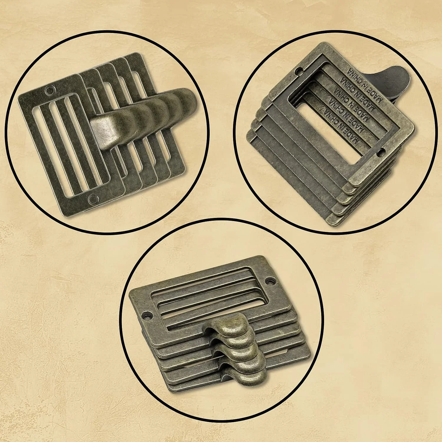 ریردج 20 عدد دستگیره کشو کاتالوگ کارت برنزی عتیقه، دستگیره کشو فایل کابینت قدیمی، دستگیره کشو کاتالوگ کارت برچسب کتابخانه برای سخت افزار جعبه کشو کابینت مبلمان اداری (بزرگ)