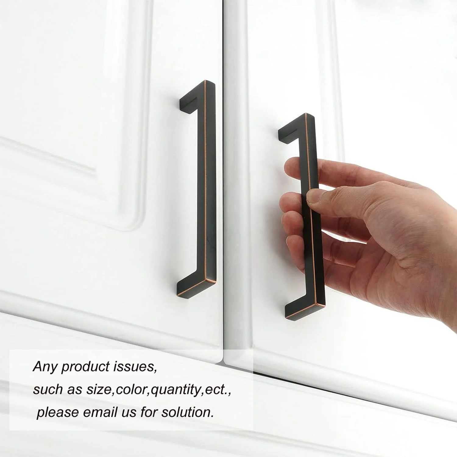 دستگیره کابینت میله ای مربع شکل کوفیزو - دستگیره مبلمان برنزی روغنی، فاصله سوراخ پیچ 5 اینچ/128 میلی متر، بسته 10 عددی برای درب کابینت آشپزخانه، کشوی کمد اتاق خواب، سخت افزار کمد حمام دستگیره کابینت میله ای مربع شکل کوفیزو - دستگیره مبلمان برنزی روغنی، فاصله سوراخ پیچ 5 اینچ/128 میلی متر، بسته 10 عددی برای درب کابینت آشپزخانه، کشوی کمد اتاق خواب، سخت افزار کمد حمام