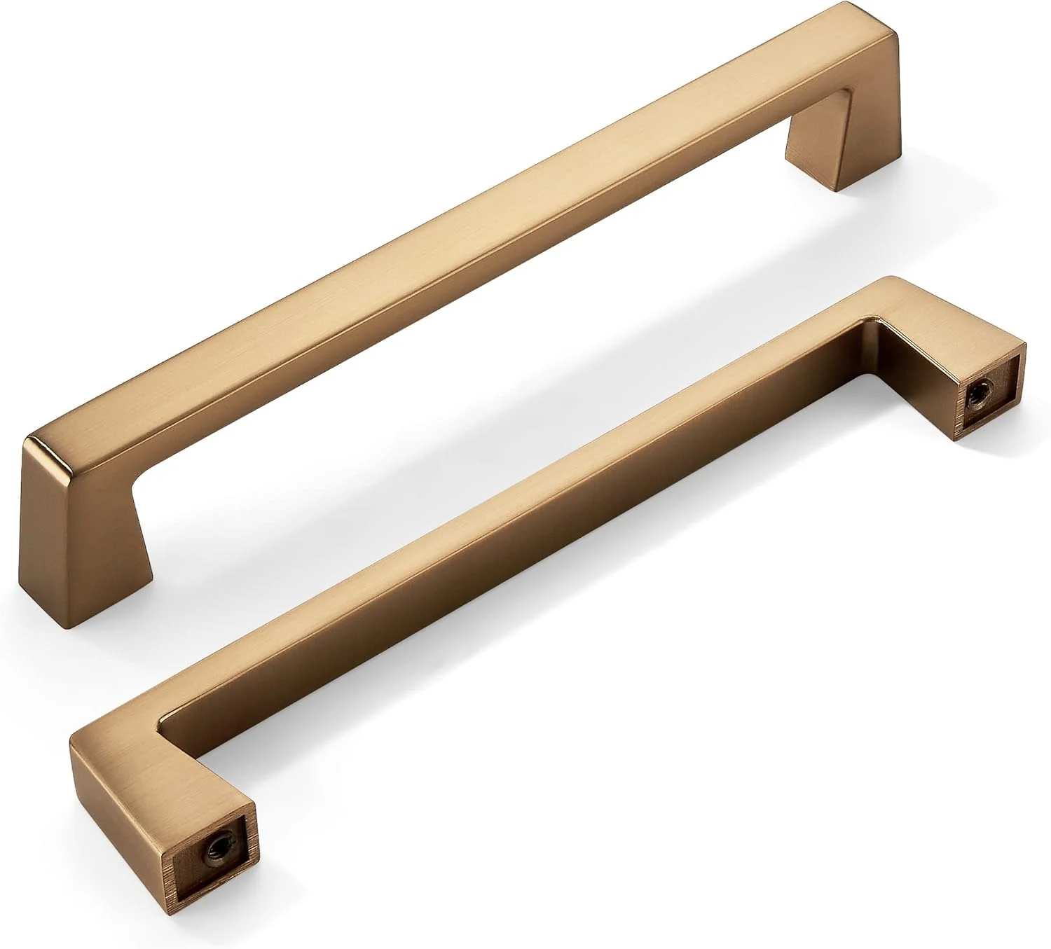 دستگیره کابینت آشپزخانه ختوم ور مدل 2 عددی، 160 میلی متری، برنز شامپاینی، دستگیره های سخت افزاری کابینت آشپزخانه، دستگیره مبلمان برای کشوهای کمد حمام، دستگیره های کمد لباس.