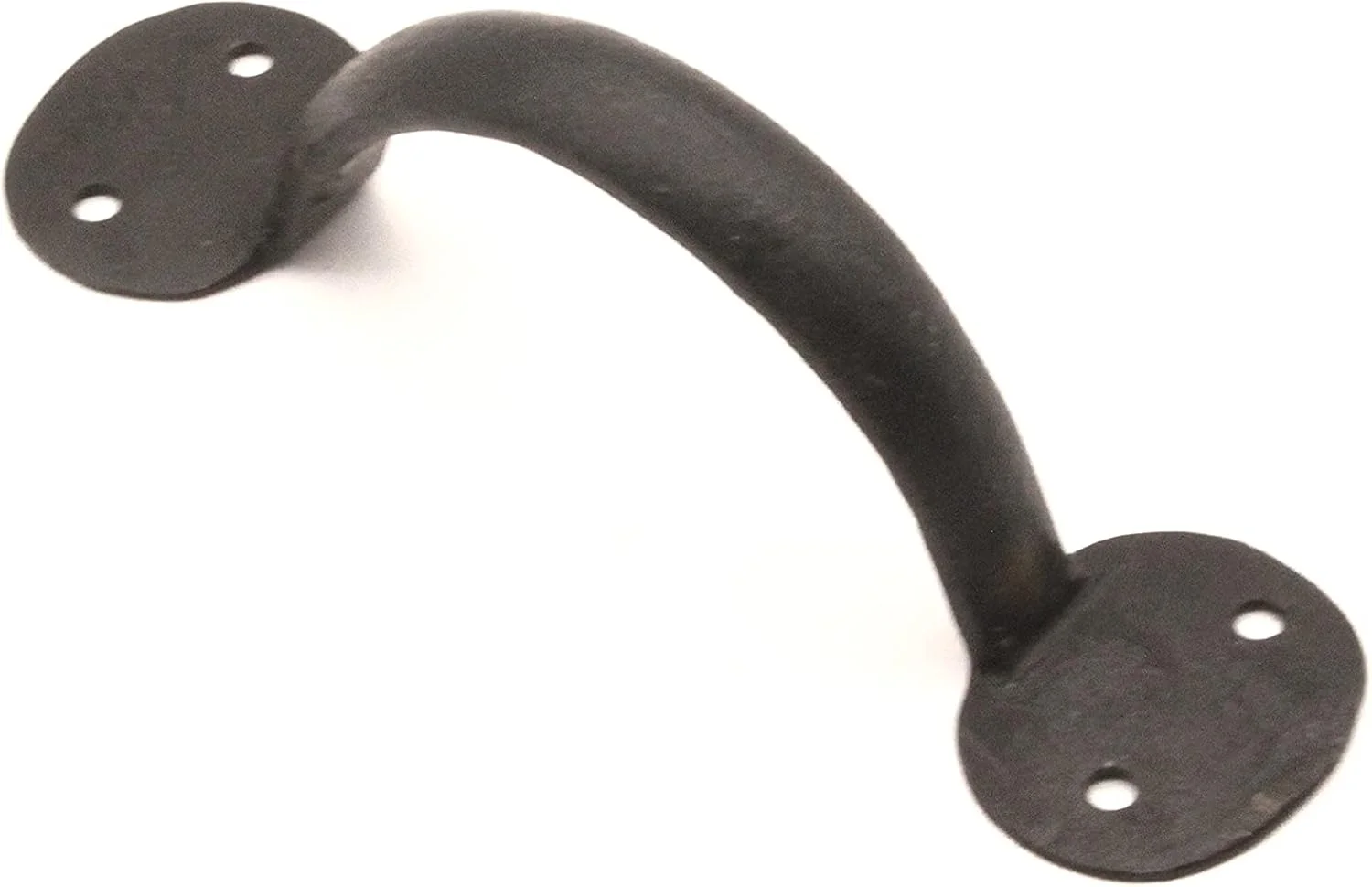 دستگیره آهنی دست ساز Infinity Decor - دستگیره کشویی درب کابینت - مدل Bean Penny End در اندازه های 4، 6 و 8 اینچ با روکش موم عسل (6 اینچ - 150 میلی متر)