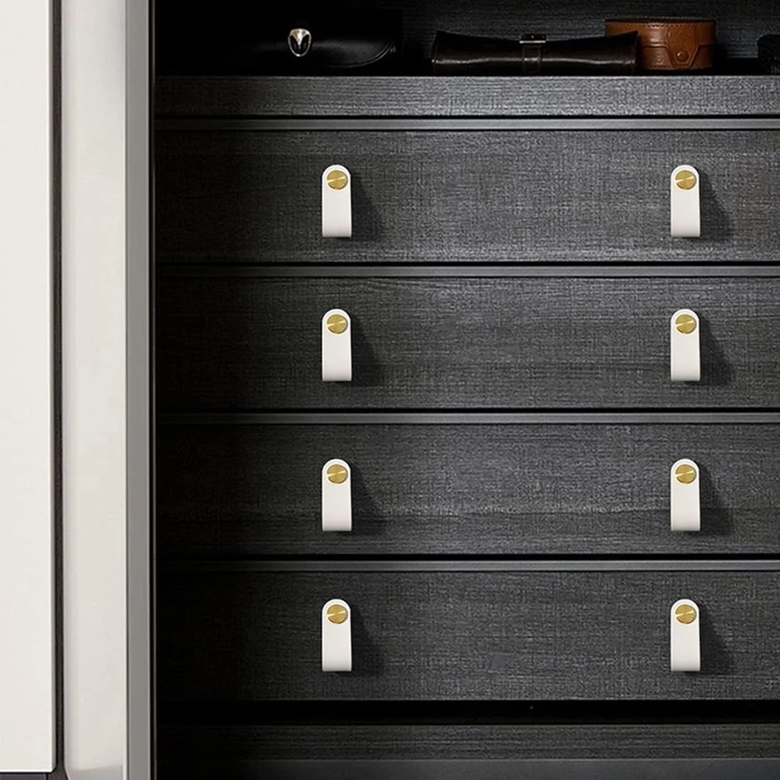 دستگیره چرمی HY HUIJUN، مناسب برای مبلمان، بسته 4 عددی دستگیره مبلمان دست ساز، دستگیره چرمی، دستگیره کمد، دستگیره برای دستگیره چرمی، کمدهای آشپزخانه، کابینت دستگیره چرمی HY HUIJUN، مناسب برای مبلمان، بسته 4 عددی دستگیره مبلمان دست ساز، دستگیره چرمی، دستگیره کمد، دستگیره برای دستگیره چرمی، کمدهای آشپزخانه، کابینت