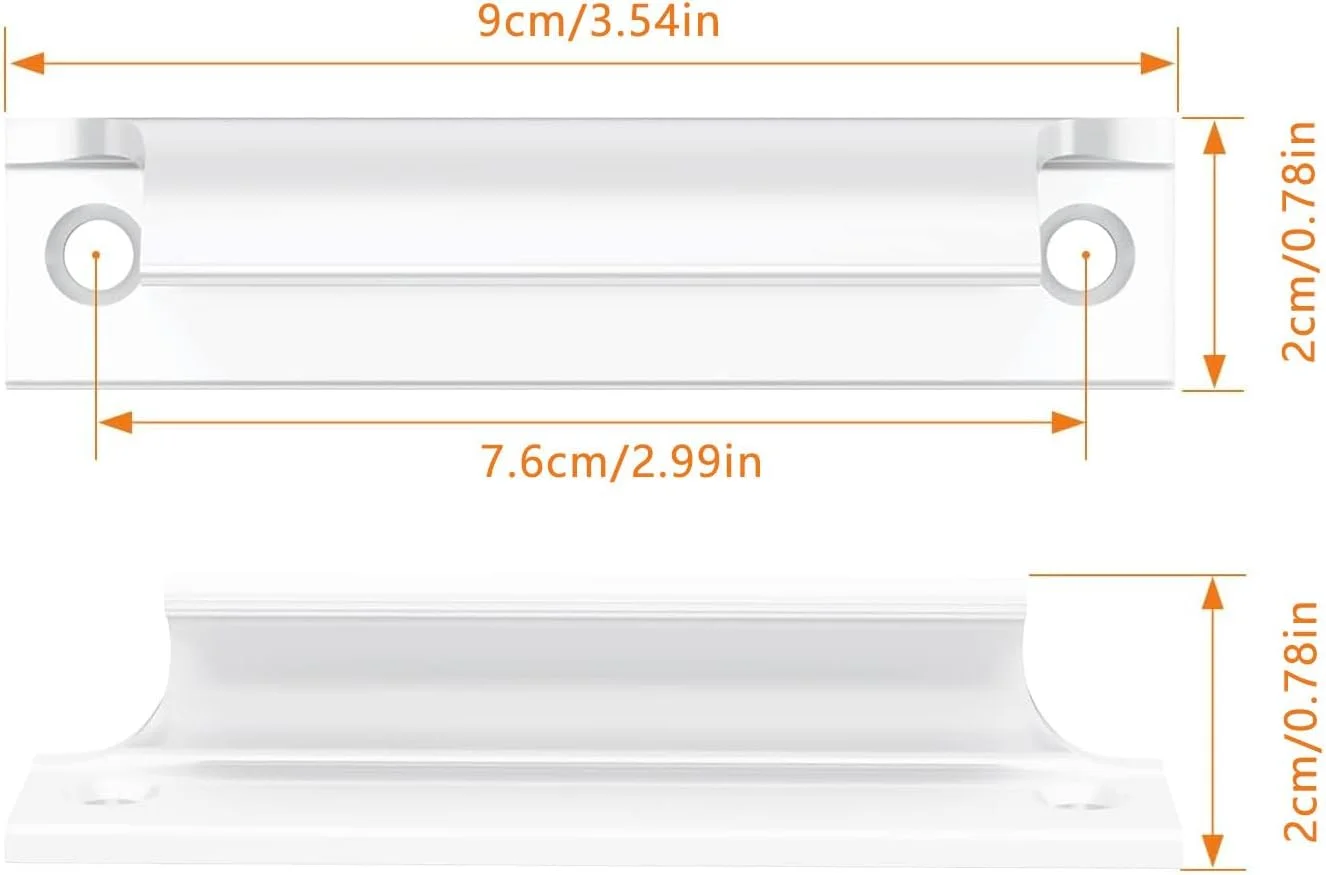 Cimown بسته 2 عددی دستگیره آلیاژ آلومینیوم، دستگیره درب کشویی، دستگیره درب بالکن، دستگیره کشو کابینت، دستگیره درب پاسیو، برای پنجره ها، اتصالات مبلمان با پیچ