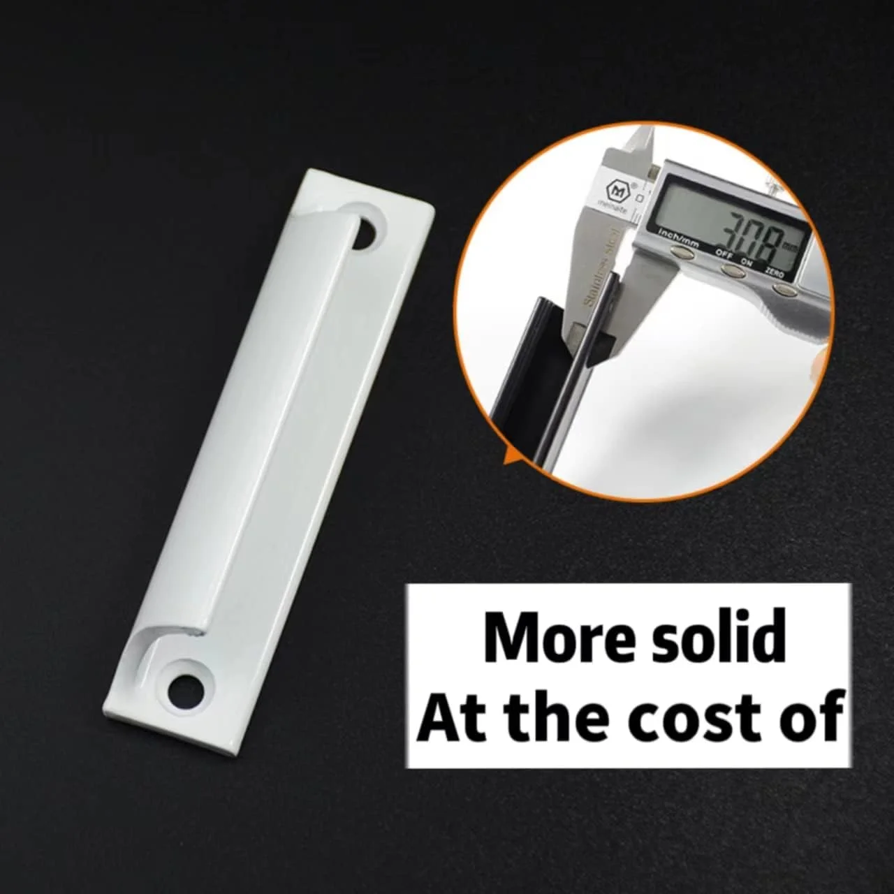 Cimown بسته 2 عددی دستگیره آلیاژ آلومینیوم، دستگیره درب کشویی، دستگیره درب بالکن، دستگیره کشو کابینت، دستگیره درب پاسیو، برای پنجره ها، اتصالات مبلمان با پیچ