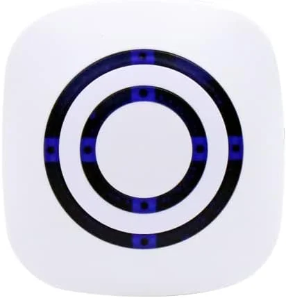 سیستم هشدار حسگر حرکتی Waytronic، زنگ درب، 38 آهنگ زنگ، امنیت خانه، آلارم درب ورودی، زنگ درب بازدید کننده، سفید، 1 گیرنده و 2 حسگر