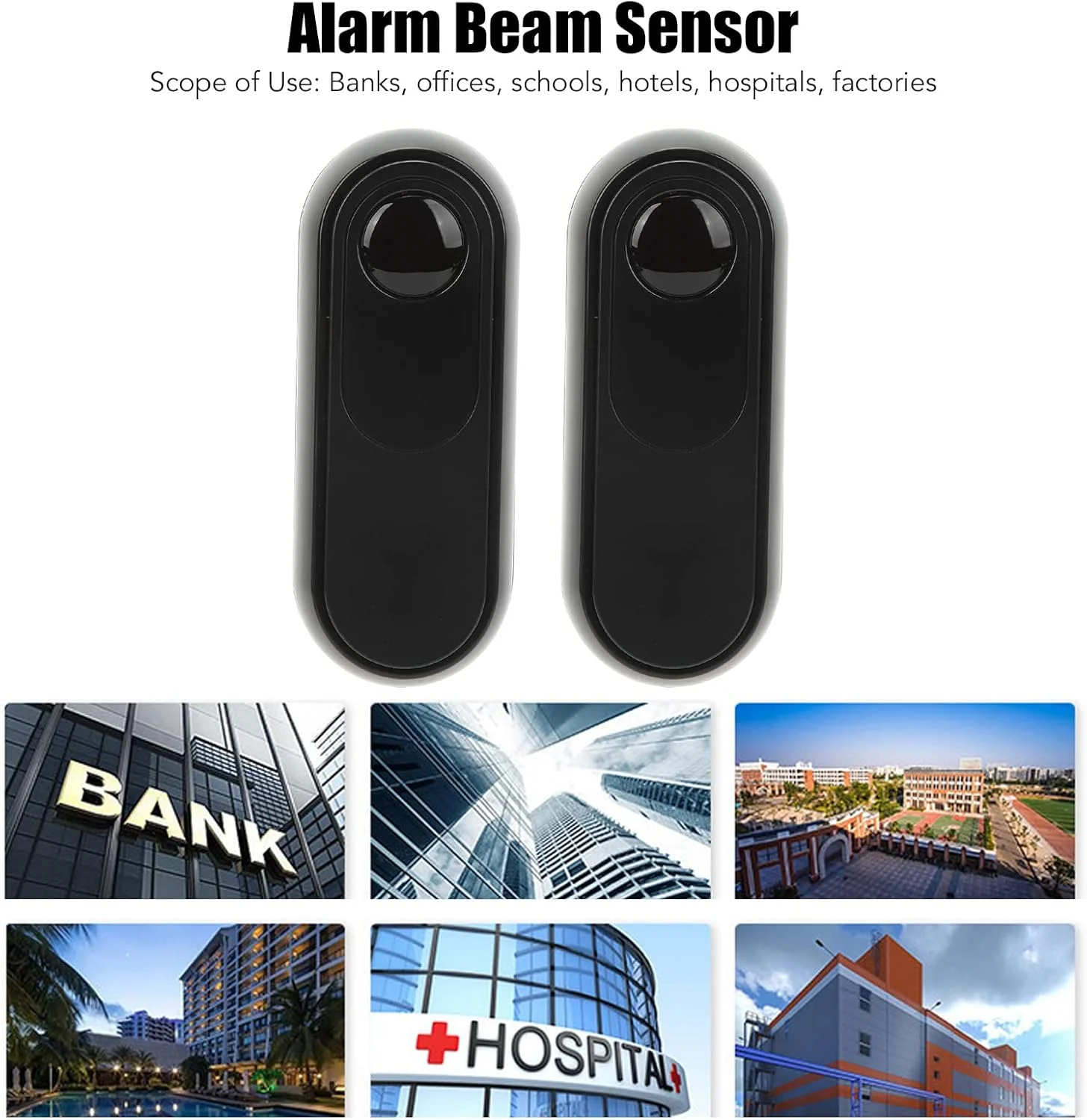 آلارم ورودی توپیکی، سنسور پرتو درب مادون قرمز بی سیم، سنسور حرکتی برای داخل و خارج از منزل، سیستم هشدار امنیتی، ضد آب IP55