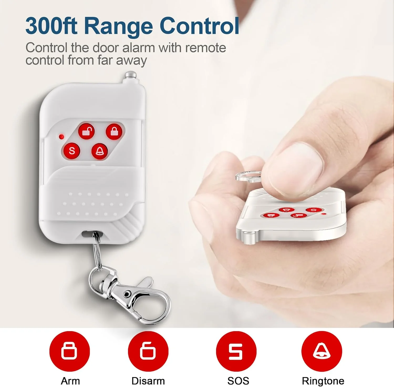 سیستم امنیتی خانه دزدگیر وای فای TOWODE، سیستم دزدگیر بی سیم با آژیر حسگر حرکتی 120 دسی بل، حسگرهای دزدگیر درب و پنجره، کنترل از راه دور برای گاراژ سوله