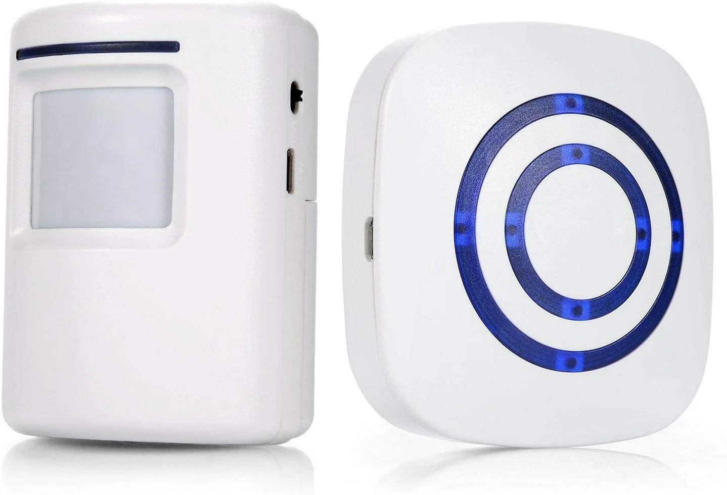 آلارم خوش آمدگویی سنسور حرکتی مادون قرمز SKEIDO، زنگ درب بی سیم، هشدار ورودی برای فروشگاه و دفتر