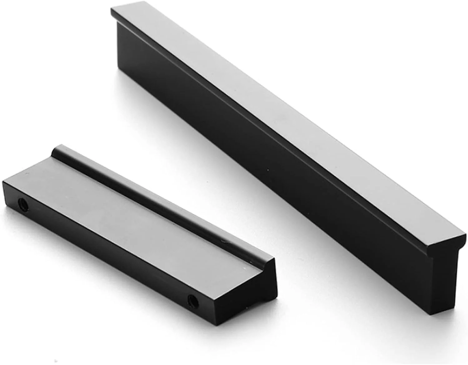 دستگیره های مشکی 115 میلی متری 4basix برای درب کمد، کشو، کابینت آشپزخانه، دستگیره های کمد، دستگیره های آلومینیومی درب مبلمان (10 عدد، مشکی، 115 میلی متر)