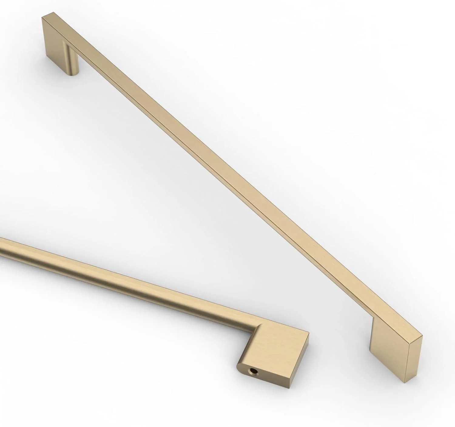 دستگیره کابینت آشپزخانه آسیدراما، برنجی برس خورده، 10 عددی، 256 میلی متر، دستگیره کشو کمد و کابینت