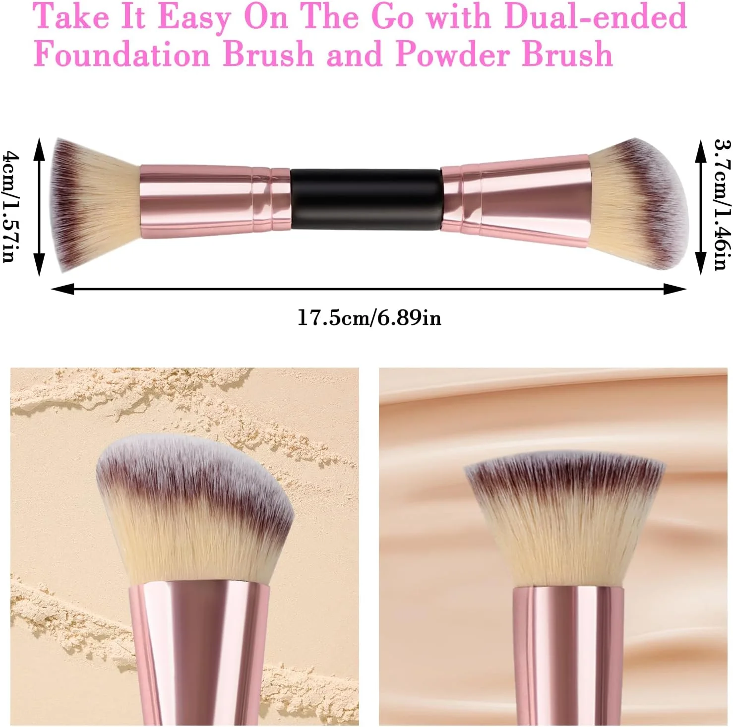 براش فونداسیون loghohu، براش کانتور، براش آرایشی دو طرفه، براش های آرایشی صورت گرد و زاویه دار برای ترکیب کانسیلر، کرم رژگونه، پودر رژگونه، هایلایتر کرمی و پودر تثبیت کننده براش فونداسیون loghohu، براش کانتور، براش آرایشی دو طرفه، براش های آرایشی صورت گرد و زاویه دار برای ترکیب کانسیلر، کرم رژگونه، پودر رژگونه، هایلایتر کرمی و پودر تثبیت کننده