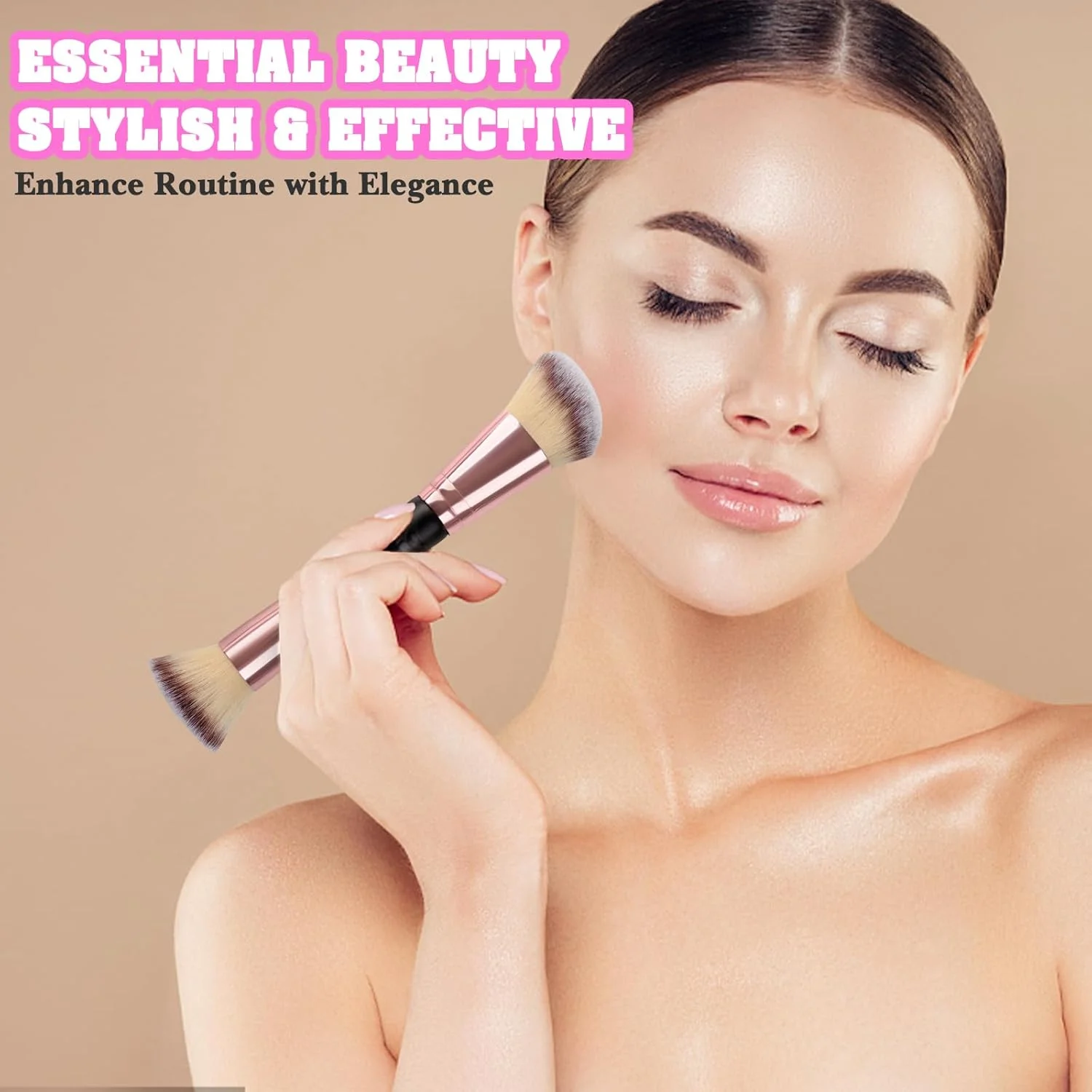 براش کرم پودر loghohu، براش کانتور، براش آرایشی دو طرفه، براش های آرایشی صورت گرد و زاویه دار برای ترکیب کانسیلر، کرم رژگونه، پودر رژگونه، هایلایتر کرمی، پودر فیکس براش کرم پودر loghohu، براش کانتور، براش آرایشی دو طرفه، براش های آرایشی صورت گرد و زاویه دار برای ترکیب کانسیلر، کرم رژگونه، پودر رژگونه، هایلایتر کرمی، پودر فیکس