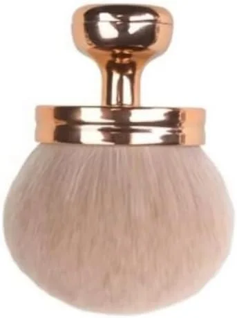 براش آرایشی صورت بزرگ، رز گلد بیضی شکل ABS مناسب برای کرم پودر، رژگونه و ابزار آرایشی بدن برای بانوان براش آرایشی صورت بزرگ، رز گلد بیضی شکل ABS مناسب برای کرم پودر، رژگونه و ابزار آرایشی بدن برای بانوان