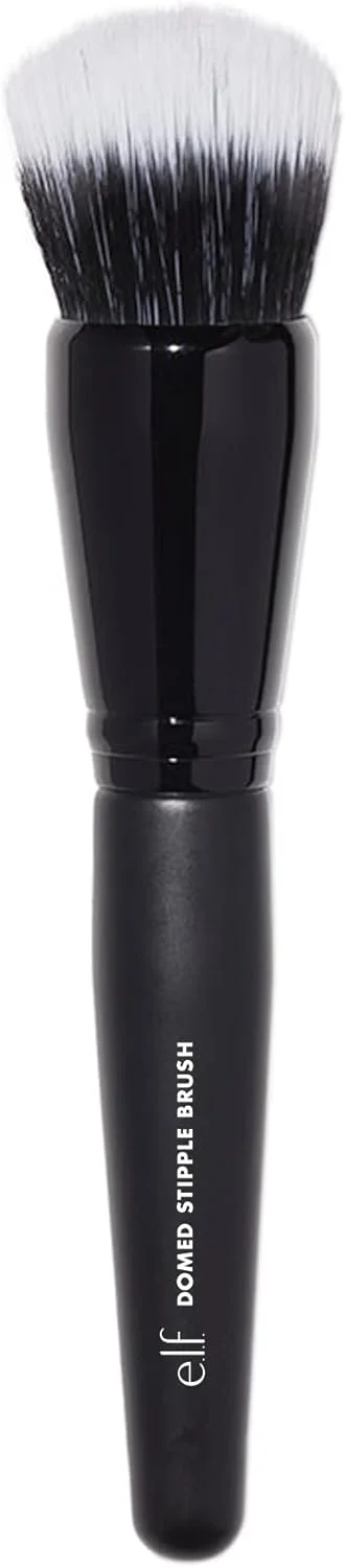 براش استیپل گنبدی e.l.f.، براش آرایشی برای ترکیب مواد آرایشی روی پوست، ایجاد جلوه ای سافت فوکوس، ساخته شده با موهای مصنوعی
