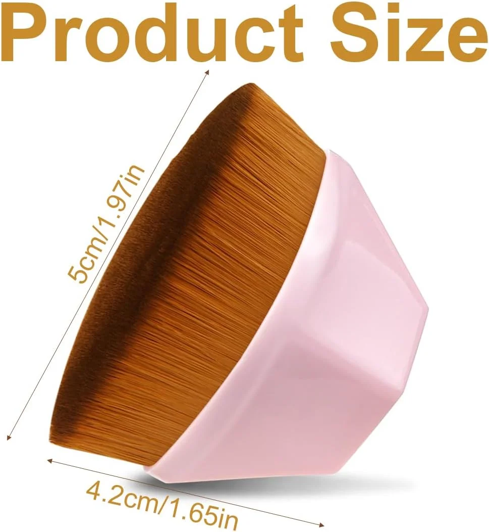 براش کرم پودر KCOQINA، براش کرم پودر برای آرایش، براش کابوکی سر تخت شش ضلعی برای ترکیب مایع، کرم یا لوازم آرایشی پودری بی عیب و نقص، شامل جعبه محافظ (صورتی) براش کرم پودر KCOQINA، براش کرم پودر برای آرایش، براش کابوکی سر تخت شش ضلعی برای ترکیب مایع، کرم یا لوازم آرایشی پودری بی عیب و نقص، شامل جعبه محافظ (صورتی)