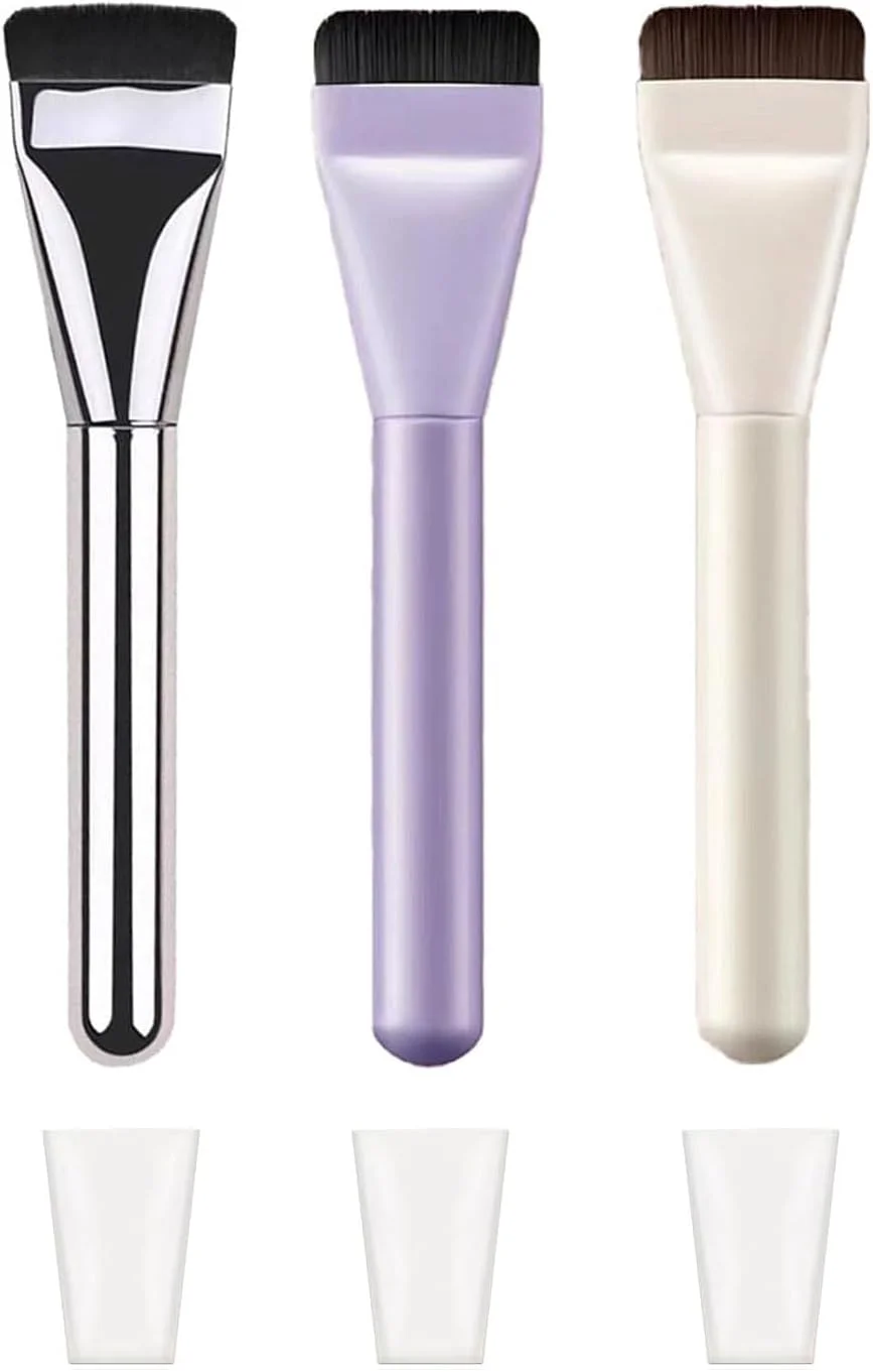 براش کرم پودر فوق العاده نازک KEMUZ، براش آرایشی کرم پودر، براش تخت کرم پودر، براش کانسیلر آرایشی، برای کرم پودر کرمی، پودری یا مایع (صورتی + بنفش + نقره ای) براش کرم پودر فوق العاده نازک KEMUZ، براش آرایشی کرم پودر، براش تخت کرم پودر، براش کانسیلر آرایشی، برای کرم پودر کرمی، پودری یا مایع (صورتی + بنفش + نقره ای)