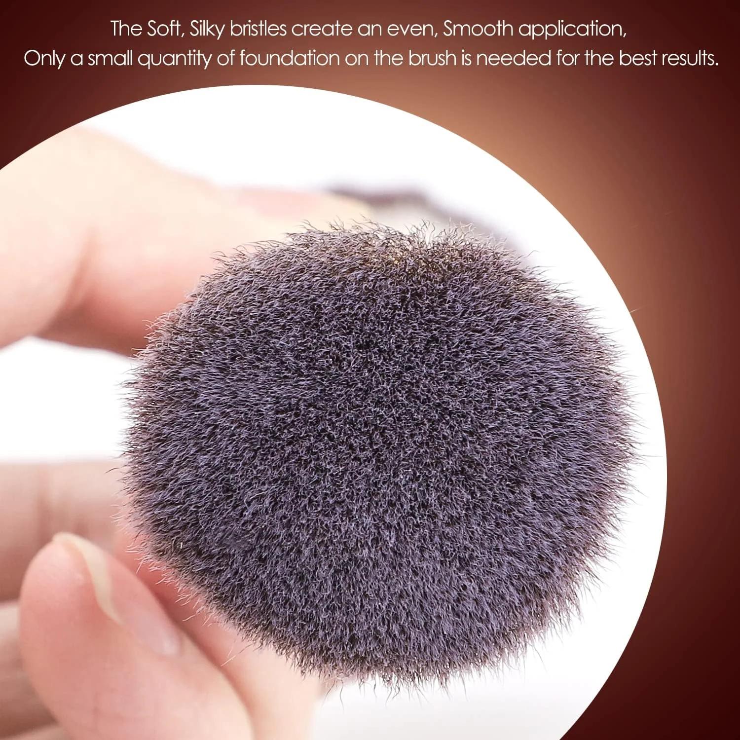 براش کرم پودر KINGMAS، براش کابوکی ممتاز، براش کانتور دو طرفه (سر صاف/زاویه دار گرد) برای ترکیب کرم پودر مایع، کانسیلر و رژگونه