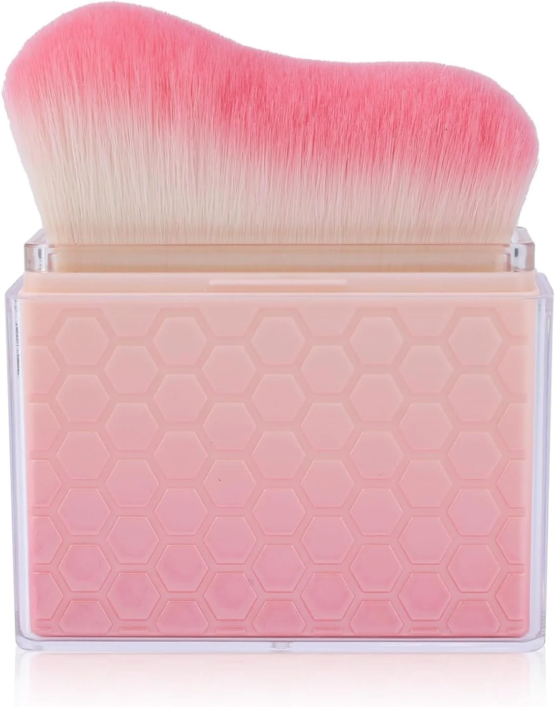 برس برنزه کننده جمع شونده JIJI&CUI با پوشش، برس کابوکی برنزر برای ترکیب کرم پودر مایع برنزه کننده، ضد آفتاب، بدن، صورت، پا و بازو (گرادیان صورتی-سفید) برس برنزه کننده جمع شونده JIJI&CUI با پوشش، برس کابوکی برنزر برای ترکیب کرم پودر مایع برنزه کننده، ضد آفتاب، بدن، صورت، پا و بازو (گرادیان صورتی-سفید)