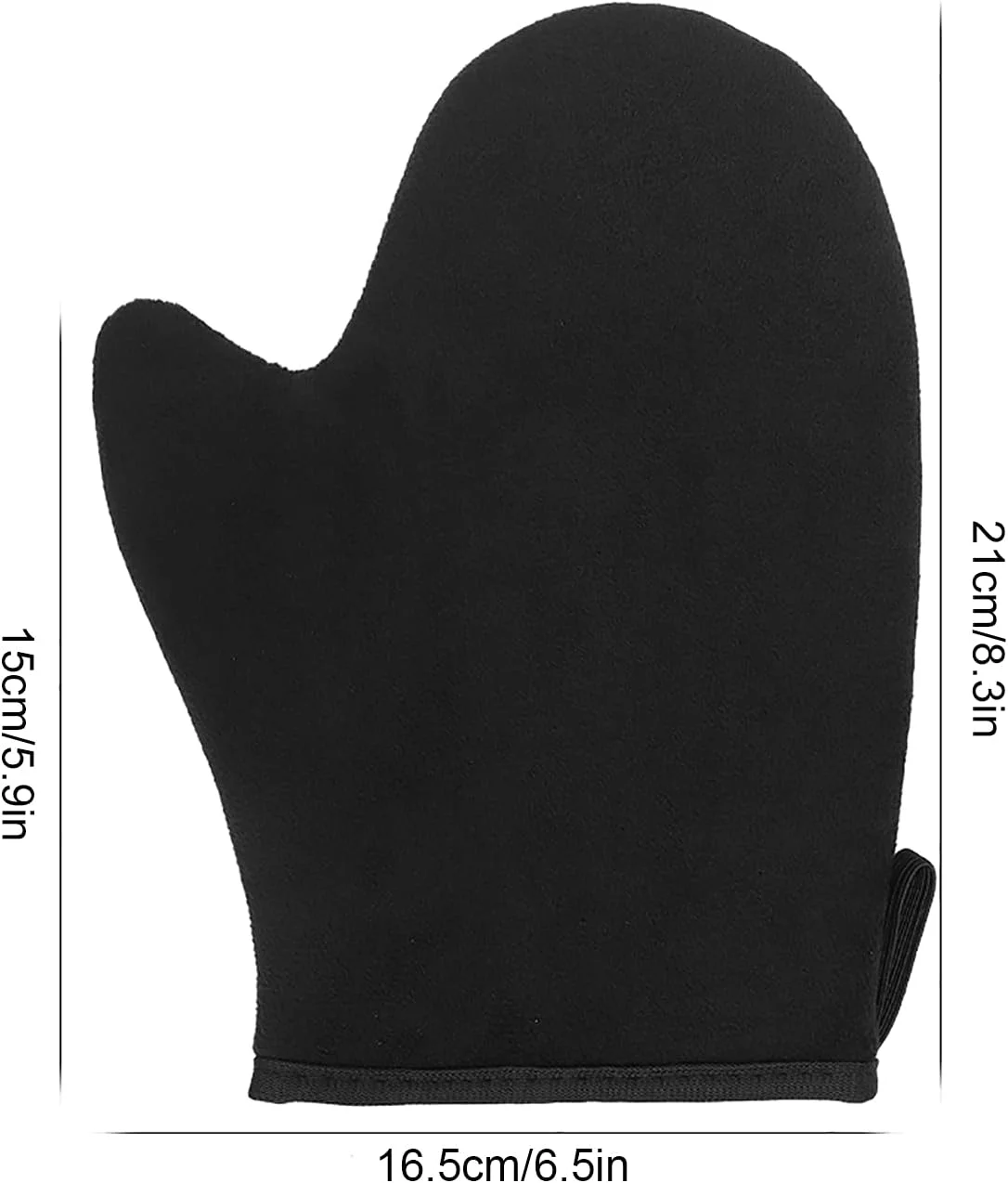 دستکش برنزه کننده نرم و قابل استفاده مجدد Jiawu: دو طرفه و راحت برای استفاده - ایده آل برای برنزه کننده خودکار، ساحل - چسب فلاک اسفنجی، پارچه