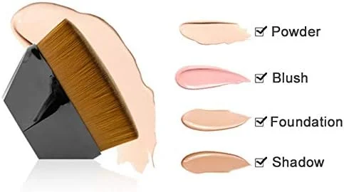 براش کرم پودر جوسالیناس، مناسب برای استفاده سریع و بی نقص، مناسب برای رژگونه، کرم مایع، پودر، ابزار ترکیب آرایشی بدن، مشکی