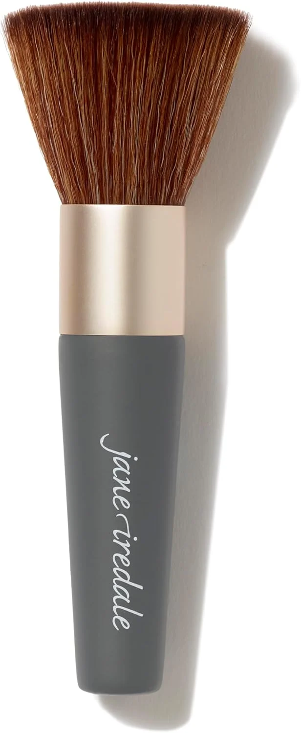 براش دستی متوسط جین ایردال سری پرو، براش نیمه متراکم برای پخش یکنواخت و کنترل شده پودر آرایشی، وگان و بدون تست حیوانی