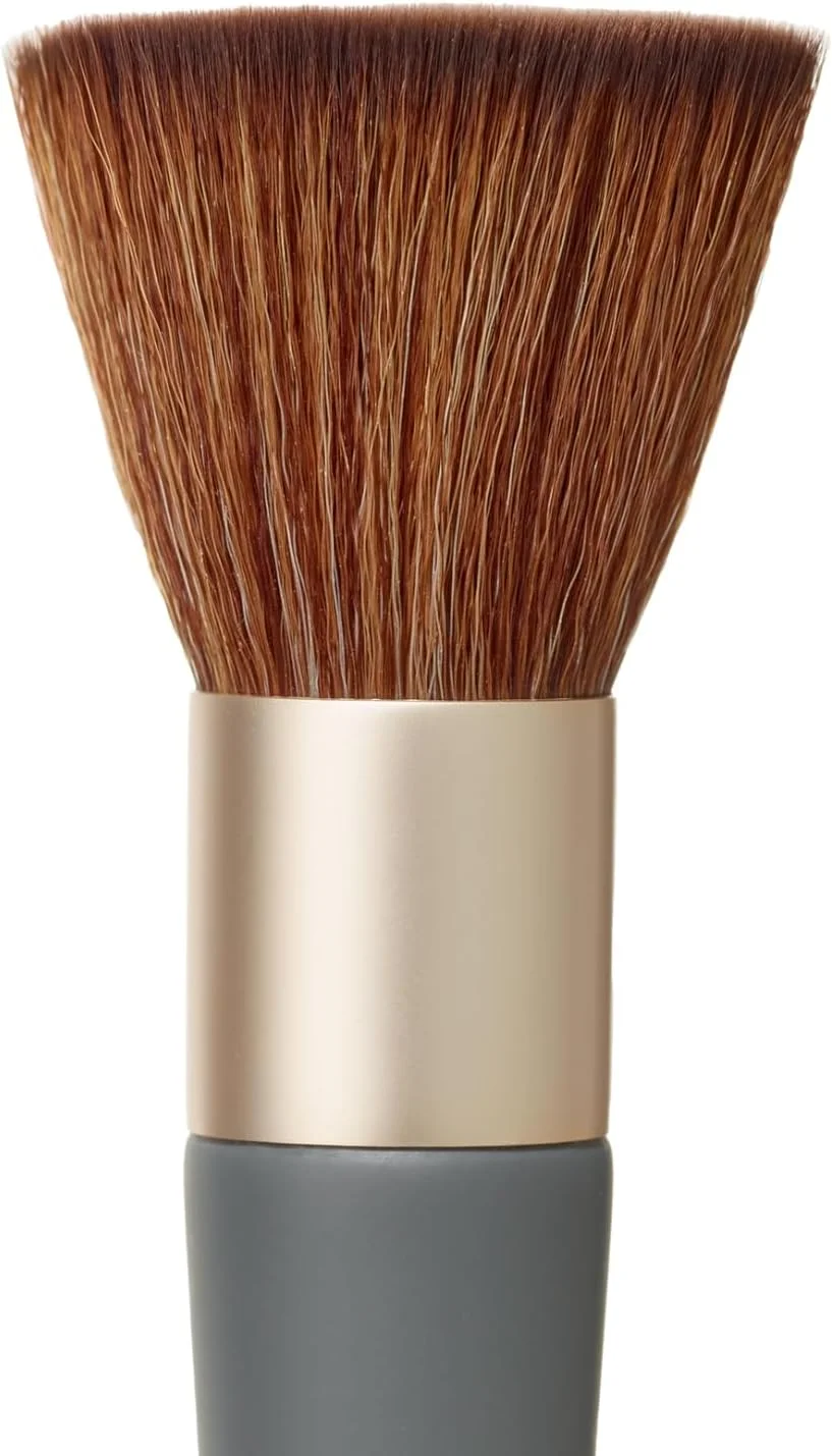 براش دستی متوسط جین ایردال سری پرو، براش نیمه متراکم برای پخش یکنواخت و کنترل شده پودر آرایشی، وگان و بدون تست حیوانی