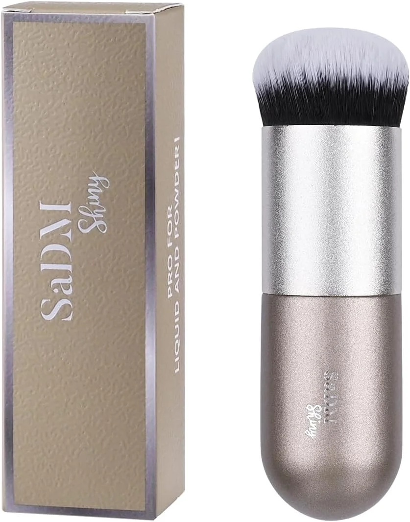 براش آرایشی کابوکی - براش ترکیبی برای پودر، کرم، فونداسیون مایع، ضد آفتاب، ترکیب رژگونه و برنزر - براش آرایش حرفه ای - براش آرایش کامل صورت - وگان و بدون تست حیوانی