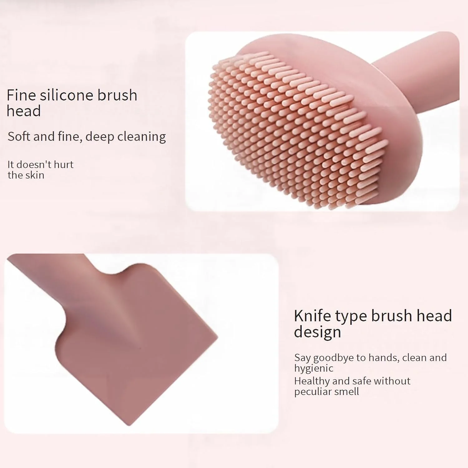 براش ماسک صورت سیلیکونی دو سر یکپارچه، براش سیلیکونی دو طرفه، طراحی شده برای پاکسازی و ماساژ صورت، اپلیکاتور برای استفاده از ماسک صورت (آبی مات، 3 عدد) براش ماسک صورت سیلیکونی دو سر یکپارچه، براش سیلیکونی دو طرفه، طراحی شده برای پاکسازی و ماساژ صورت، اپلیکاتور برای استفاده از ماسک صورت (آبی مات، 3 عدد)