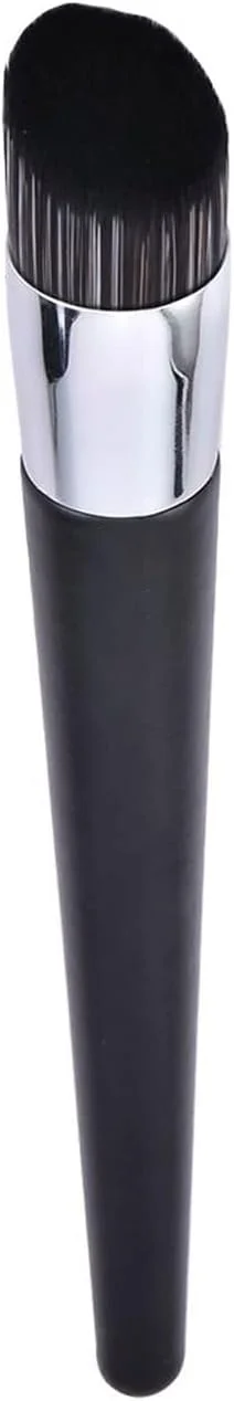 برس Hfghgfhk، 1 عدد برس حرفه ای سر کج برای کرم پودر، کانسیلر و پودر، ابزار آرایش صورت، لوازم آرایشی و بهداشتی