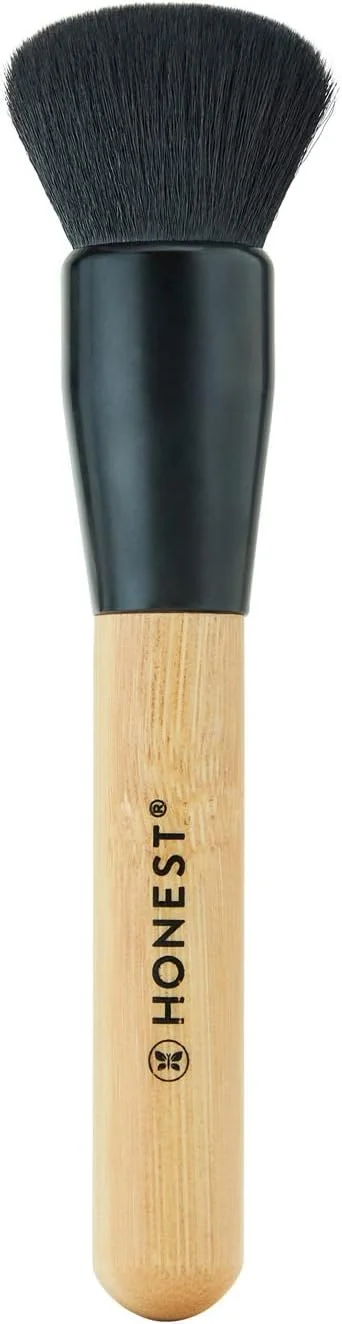 براش کرم پودر Honest Beauty | ترکیب یکنواخت برای پوشش طبیعی | بامبو تجدیدپذیر، موهای مصنوعی | بدون تست حیوانی
