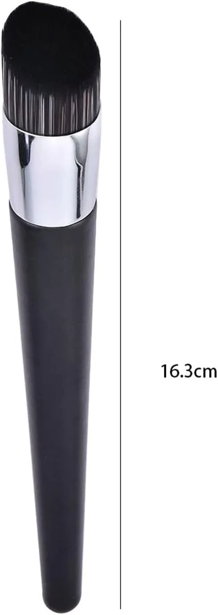 برس Hfghgfhk، 1 عدد برس حرفه ای سر کج برای کرم پودر، کانسیلر و پودر، ابزار آرایش صورت، لوازم آرایشی و بهداشتی برس Hfghgfhk، 1 عدد برس حرفه ای سر کج برای کرم پودر، کانسیلر و پودر، ابزار آرایش صورت، لوازم آرایشی و بهداشتی