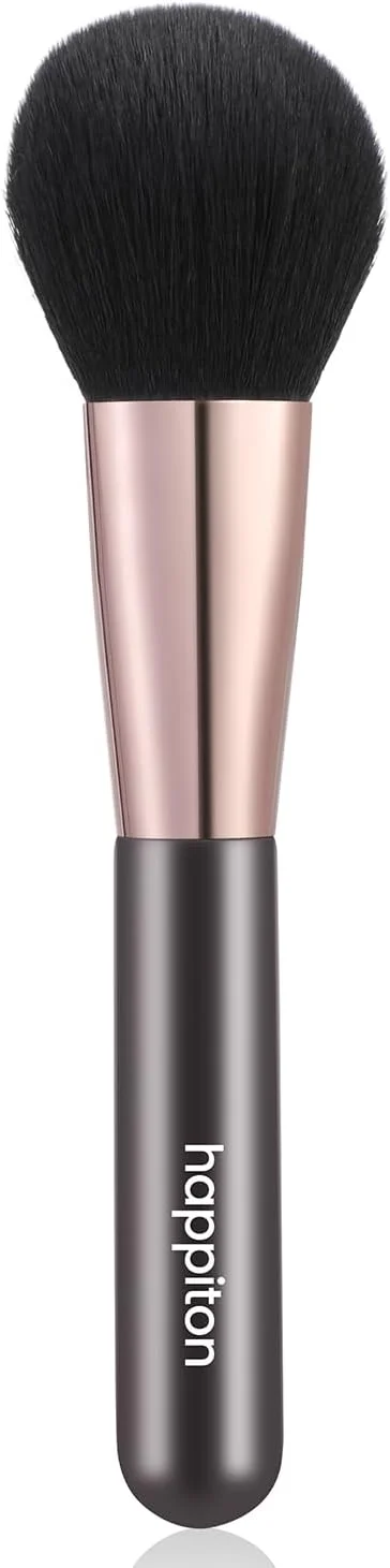براش بزرگ و تخت کابوکی HAPPITON با قوس کم - با کیفیت و بادوام برای ترکیب کرم پودر مایع، کرم و پودر آرایشی (MBS02)