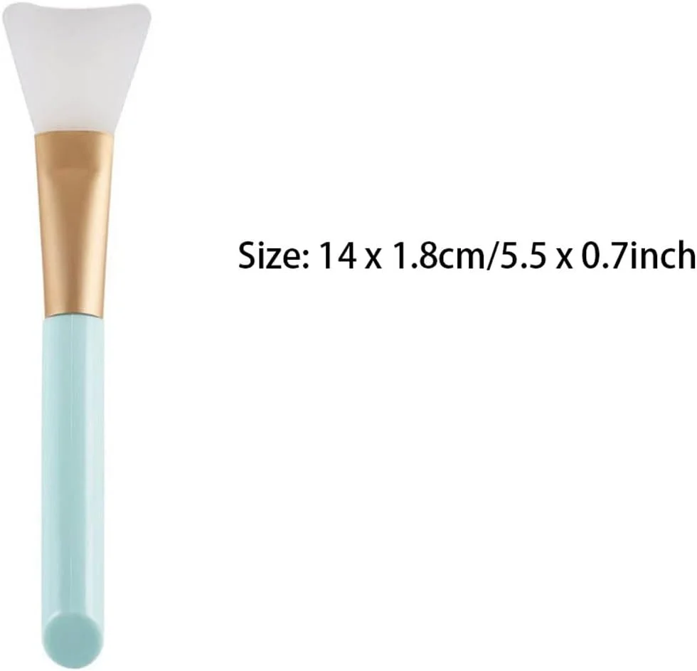 برس سیلیکونی ماسک صورت Hfghgfhk، برس انعطاف پذیر برای ماسک های رسی، ابزار مناسب برای استفاده از مرطوب کننده ها، برس نرم ماسک صورت برای ماسک های رسی، ماسک های مخلوط زغال