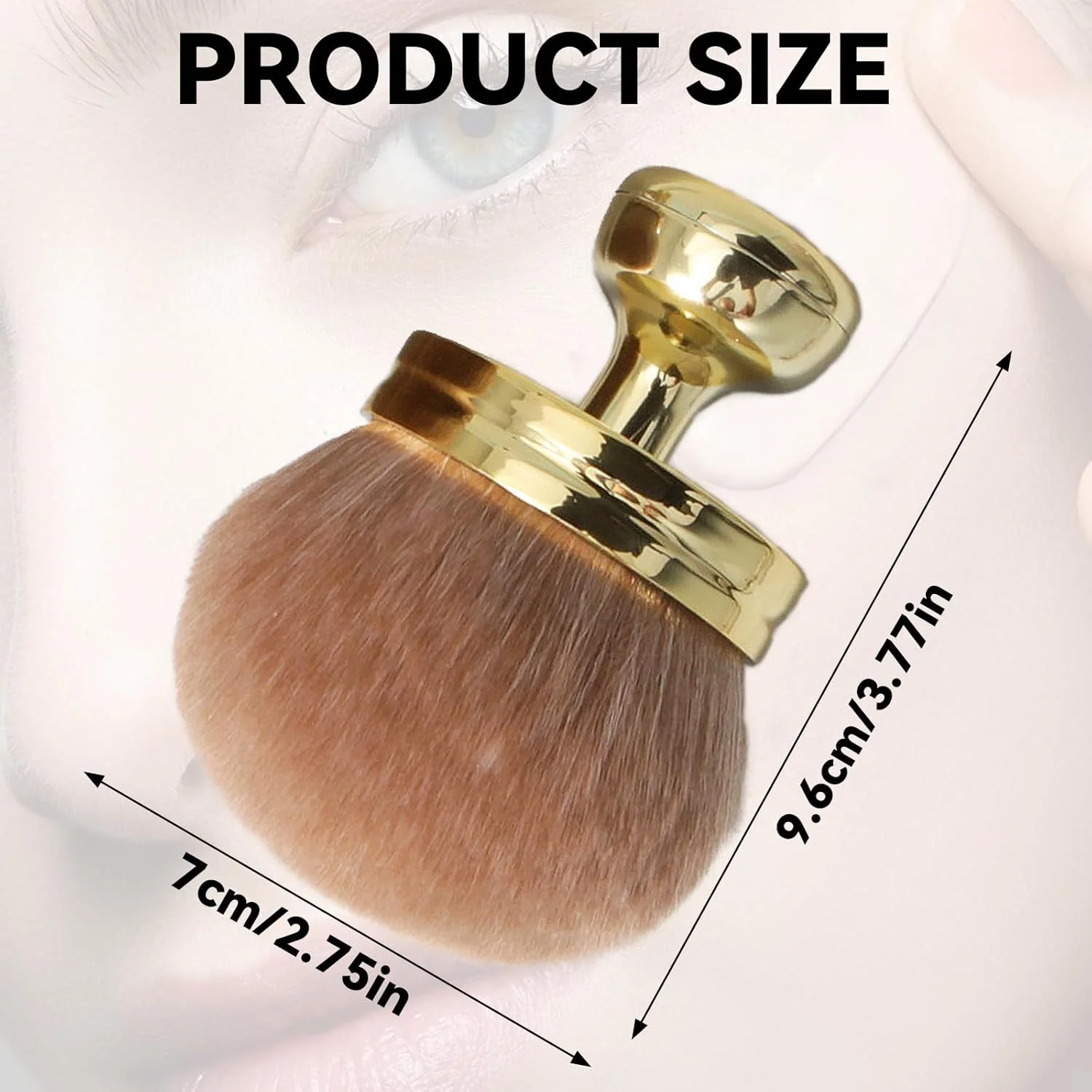 براش برنزه کننده یک تکه GUANGJIA با سطح صاف، بسیار بزرگ، نرم و راحت، براش ترکیب کننده برنزر، براش آرایشی ارگونومیک بدن برای صورت، پا و کرم پودر براش برنزه کننده یک تکه GUANGJIA با سطح صاف، بسیار بزرگ، نرم و راحت، براش ترکیب کننده برنزر، براش آرایشی ارگونومیک بدن برای صورت، پا و کرم پودر