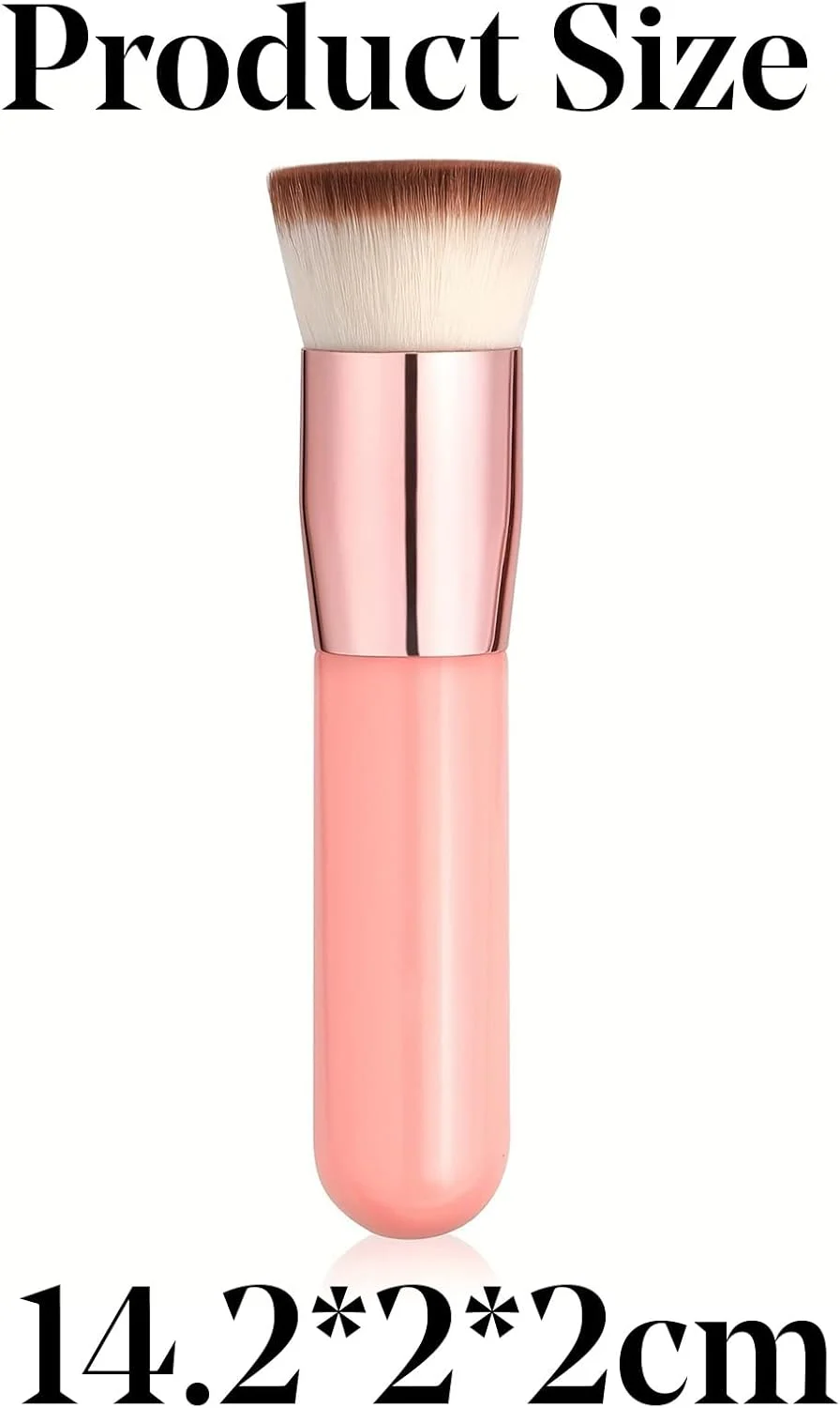 برس کرم پودر کابوکی جنریک - برس آرایشی سر صاف - ایده آل برای ترکیب مایع، برنزه کننده، کرم یا لوازم آرایشی پودری - پرداخت، نقطه گذاری، کانسیلر (صورتی) برس کرم پودر کابوکی جنریک - برس آرایشی سر صاف - ایده آل برای ترکیب مایع، برنزه کننده، کرم یا لوازم آرایشی پودری - پرداخت، نقطه گذاری، کانسیلر (صورتی)