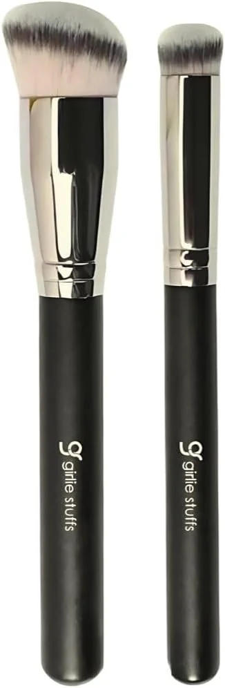 ست برس زاویه دار کابوکی کرم پودر و کانسیلر گرلی استاف - برس های آرایشی برای استفاده بی نقص، پوشش دقیق و ترکیب کردن - ایده آل برای کانتورینگ و آرایش حرفه ای ست برس زاویه دار کابوکی کرم پودر و کانسیلر گرلی استاف - برس های آرایشی برای استفاده بی نقص، پوشش دقیق و ترکیب کردن - ایده آل برای کانتورینگ و آرایش حرفه ای