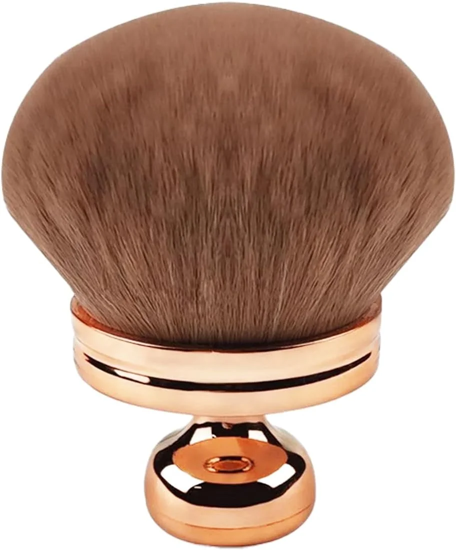 برس بزرگ آرایشی بدن رز گلد Ginddy، برنزر و لوازم آرایشی بدن برای برنزه کردن - اپلیکاتور چند منظوره برنزه کننده مصنوعی با موهای نرم و مصنوعی ایده آل برای برنزه کردن صورت، پاها، پشت و کانسیلر برس بزرگ آرایشی بدن رز گلد Ginddy، برنزر و لوازم آرایشی بدن برای برنزه کردن - اپلیکاتور چند منظوره برنزه کننده مصنوعی با موهای نرم و مصنوعی ایده آل برای برنزه کردن صورت، پاها، پشت و کانسیلر