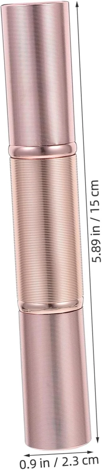 FRCOLOR براش آرایشی دو طرفه جمع شونده برای ترکیب پودر، استفاده از کانسیلر و کرم پودر، ابزار آرایشی برای استفاده روزانه و مسافرت