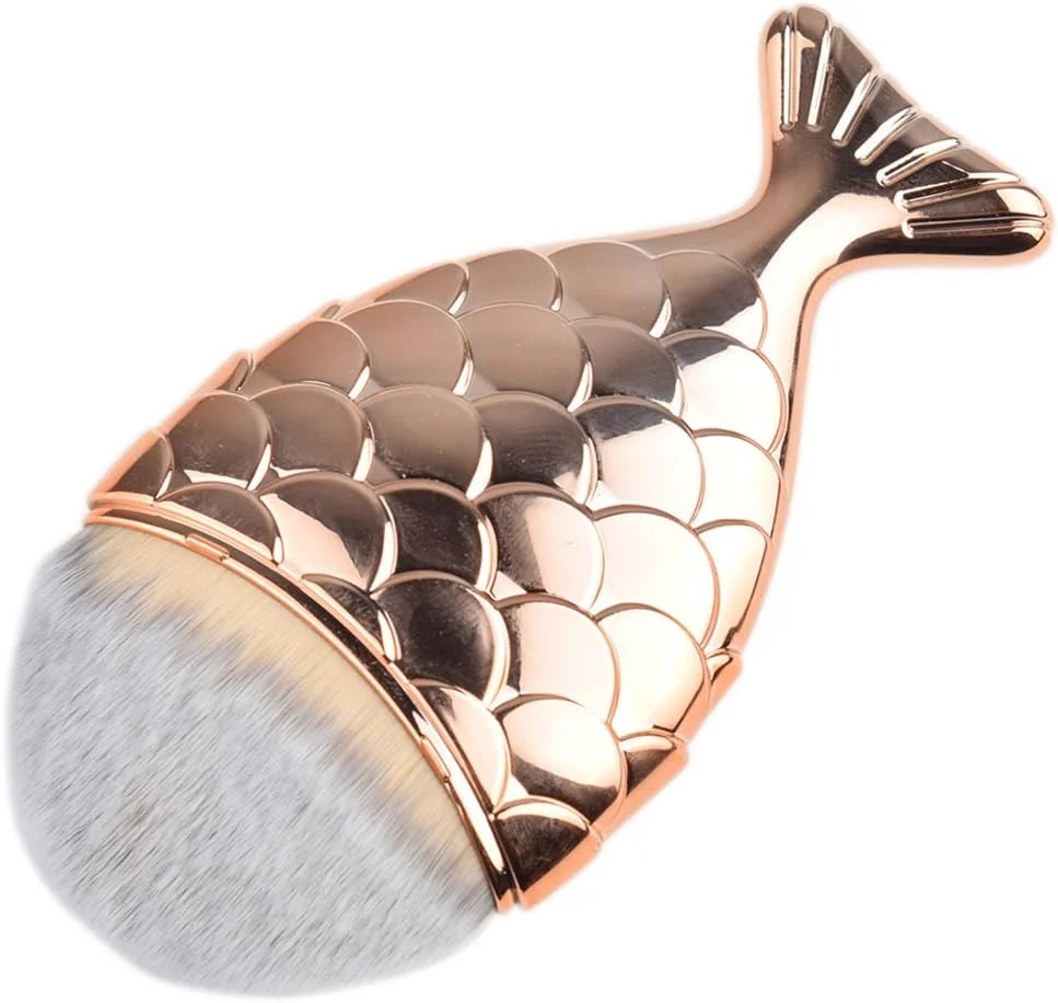 برس کرم پودر مایع آرایشی GDJbnyu - تک برس آرایشی کرم پودر ماهی رزگلد مصنوعی برس کرم پودر مایع آرایشی GDJbnyu - تک برس آرایشی کرم پودر ماهی رزگلد مصنوعی