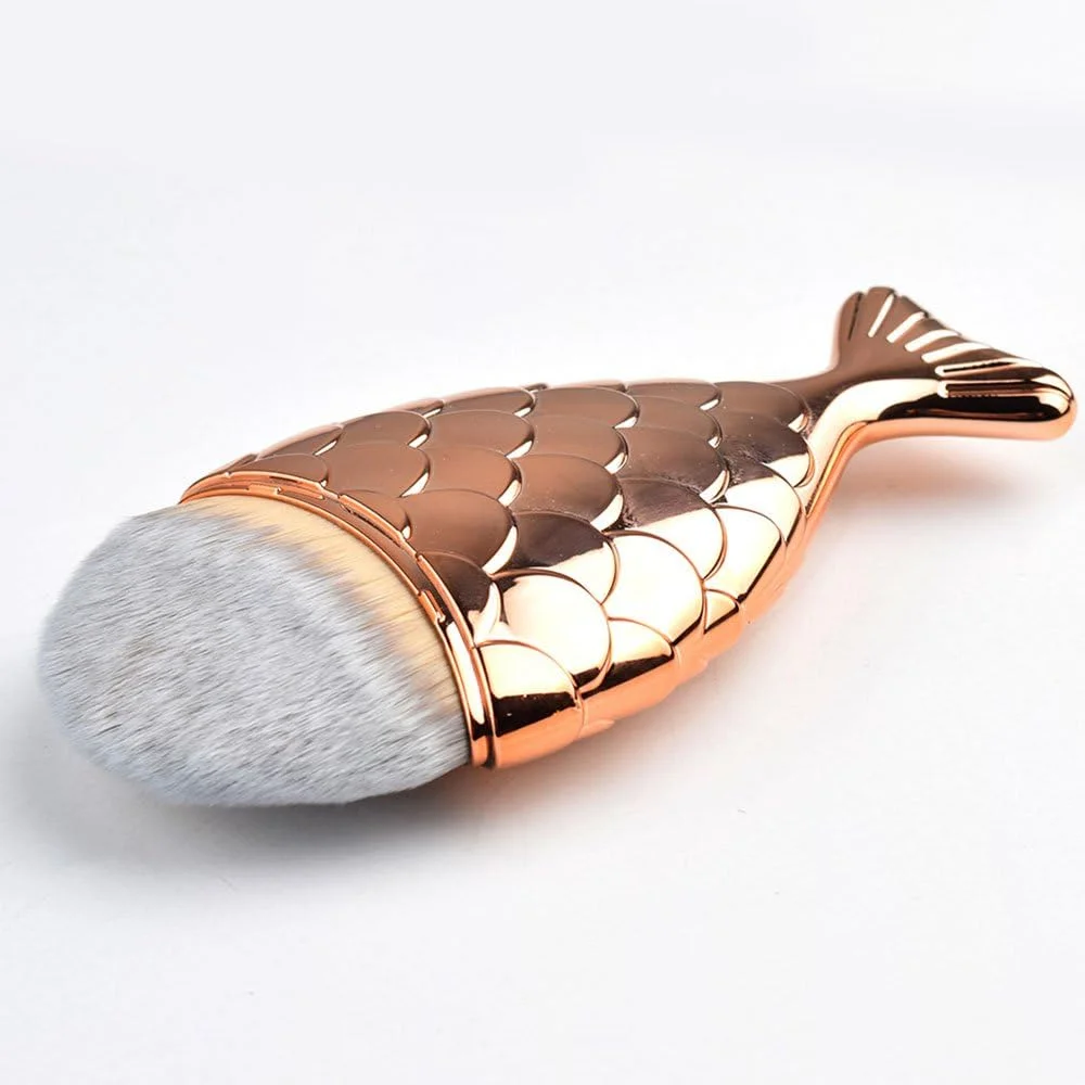 برس کرم پودر مایع آرایشی GDJbnyu - تک برس آرایشی کرم پودر ماهی رزگلد مصنوعی برس کرم پودر مایع آرایشی GDJbnyu - تک برس آرایشی کرم پودر ماهی رزگلد مصنوعی