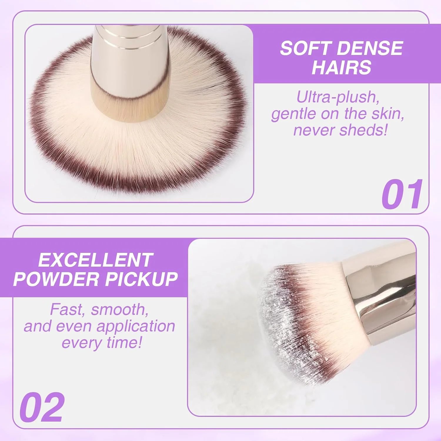 براش کانتور آرایشی دو طرفه GEDEUBAN، براش های کانتور دو طرفه برای ترکیب کرم، مایع و پودر براش کانتور آرایشی دو طرفه GEDEUBAN، براش های کانتور دو طرفه برای ترکیب کرم، مایع و پودر