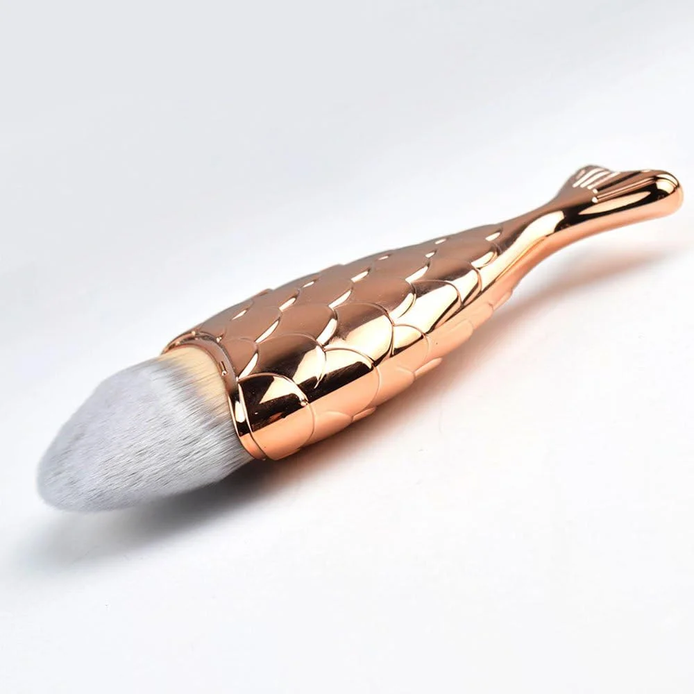 برس کرم پودر مایع آرایشی GDJbnyu - تک برس آرایشی کرم پودر ماهی رزگلد مصنوعی برس کرم پودر مایع آرایشی GDJbnyu - تک برس آرایشی کرم پودر ماهی رزگلد مصنوعی