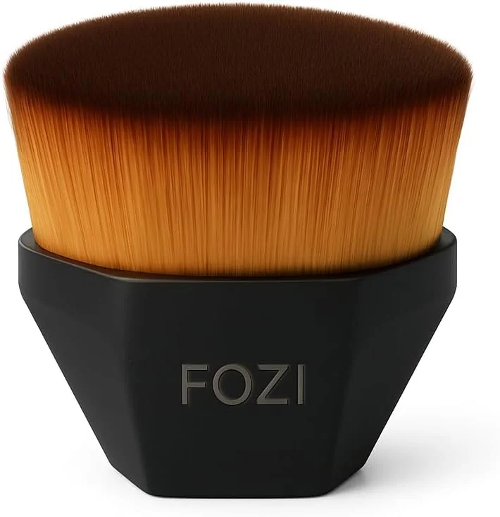 براش کرم پودر کابوکی فوزی بیوتی - براش سر صاف برای کرم مایع، کرم پودر و پودر فیکس - موهای نرم متراکم برای ترکیب یکدست - ابزار آرایشی حرفه ای برای پوشش کامل