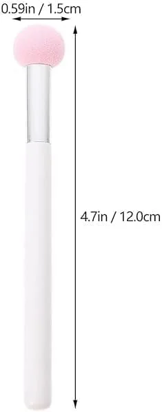 براش پودر اسفنجی فونداسیون، پد آرایشی، براش اسفنجی اپلیکاتور آرایش، براش کانسیلر، 3 عدد (صورتی)