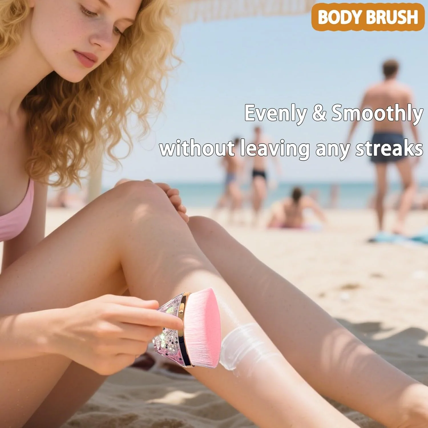 براش کرم پودر، براش کابوکی سر صاف، براش های برنزه کننده بدن با کیف قابل حمل، برای کرم مایع پودری، سر بزرگ آرایش سریع و بی عیب و نقص با طراحی اکلیلی پویا، صورتی براش کرم پودر، براش کابوکی سر صاف، براش های برنزه کننده بدن با کیف قابل حمل، برای کرم مایع پودری، سر بزرگ آرایش سریع و بی عیب و نقص با طراحی اکلیلی پویا، صورتی