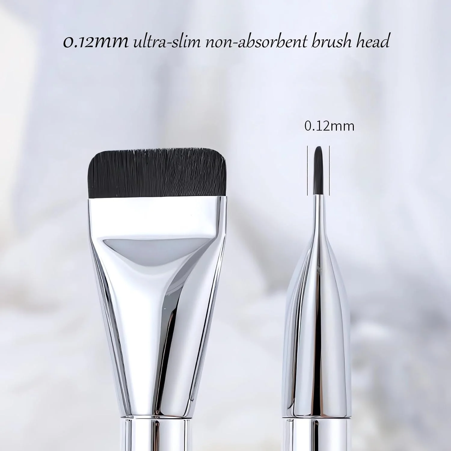 ست برس کرم پودر کاردکی، برس کابوکی فوق العاده نازک با سر صاف، برس کانسیلر غیر جاذب، برس کرم پودر مایع برای ترکیب مایع، کرم یا آرایش بی عیب و نقص با پدهای اضافی (پدهای سیاه)