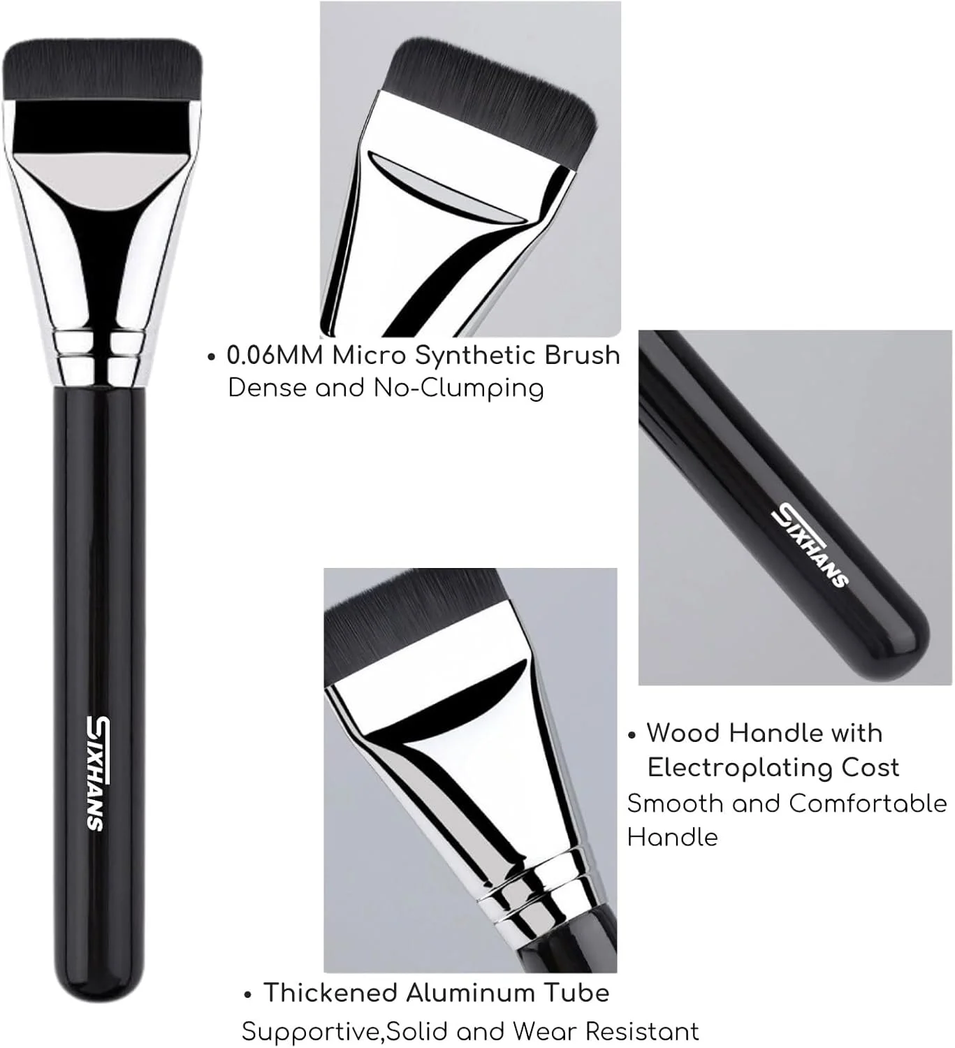 ست برس تخت کرم پودر، اسفنج روبی سل و پالت ترکیب رنگ - ایده آل برای کرم پودر مایع، اسفنج فوق العاده نرم و یکدست برای آرایش طبیعی بی عیب و نقص، جذب حداقلی، با دوام